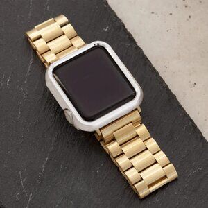 NWT Watch Band Apple Compatible Gold-Tone Unisex